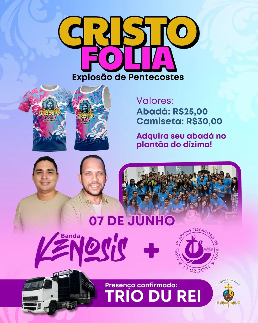Cristo Folia 2025 em Tangará
